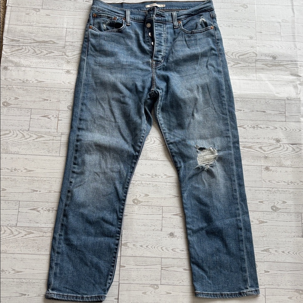 Levis Wedgie‎ Jeans straight button fly women's 31 x 26